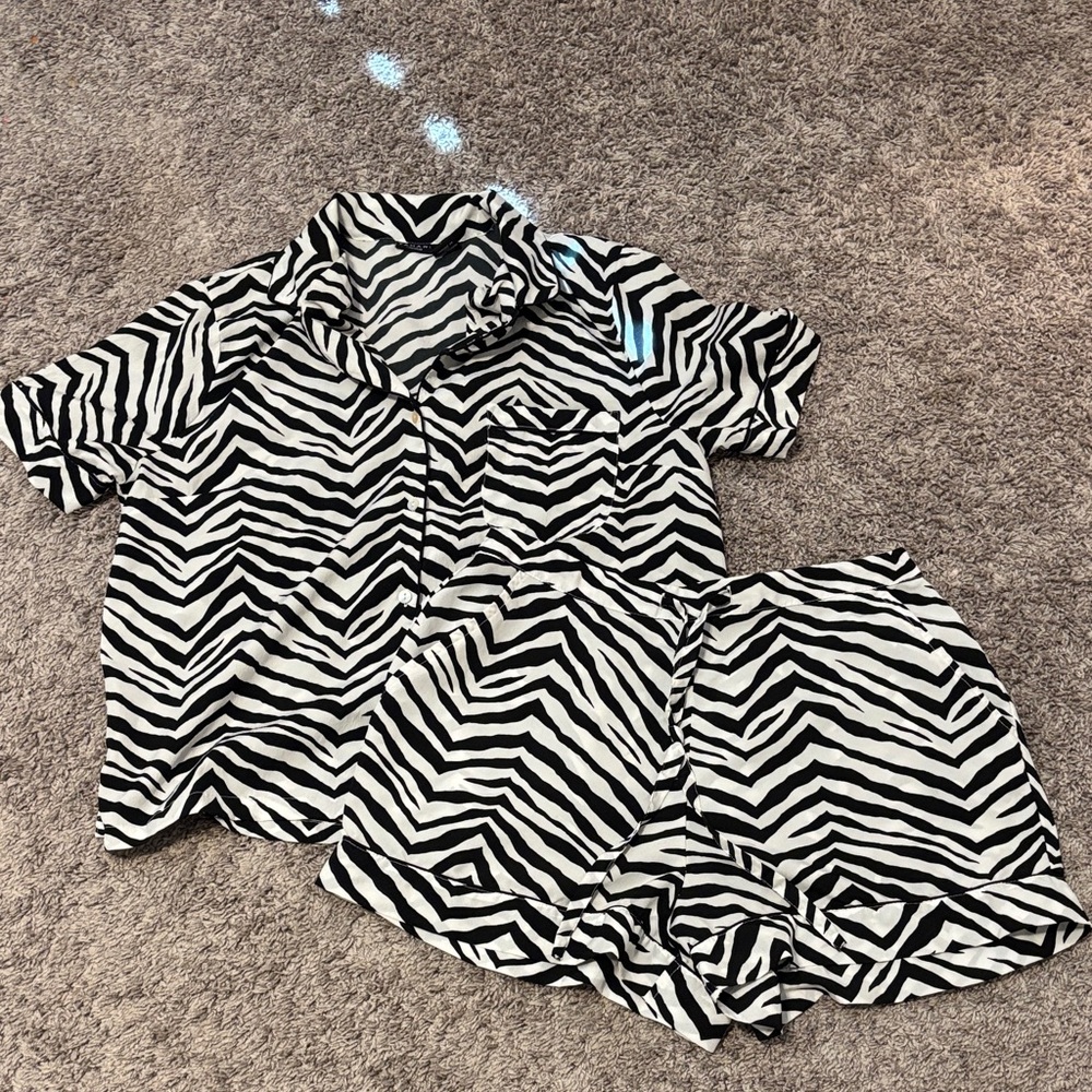 Zebra Print Pj set